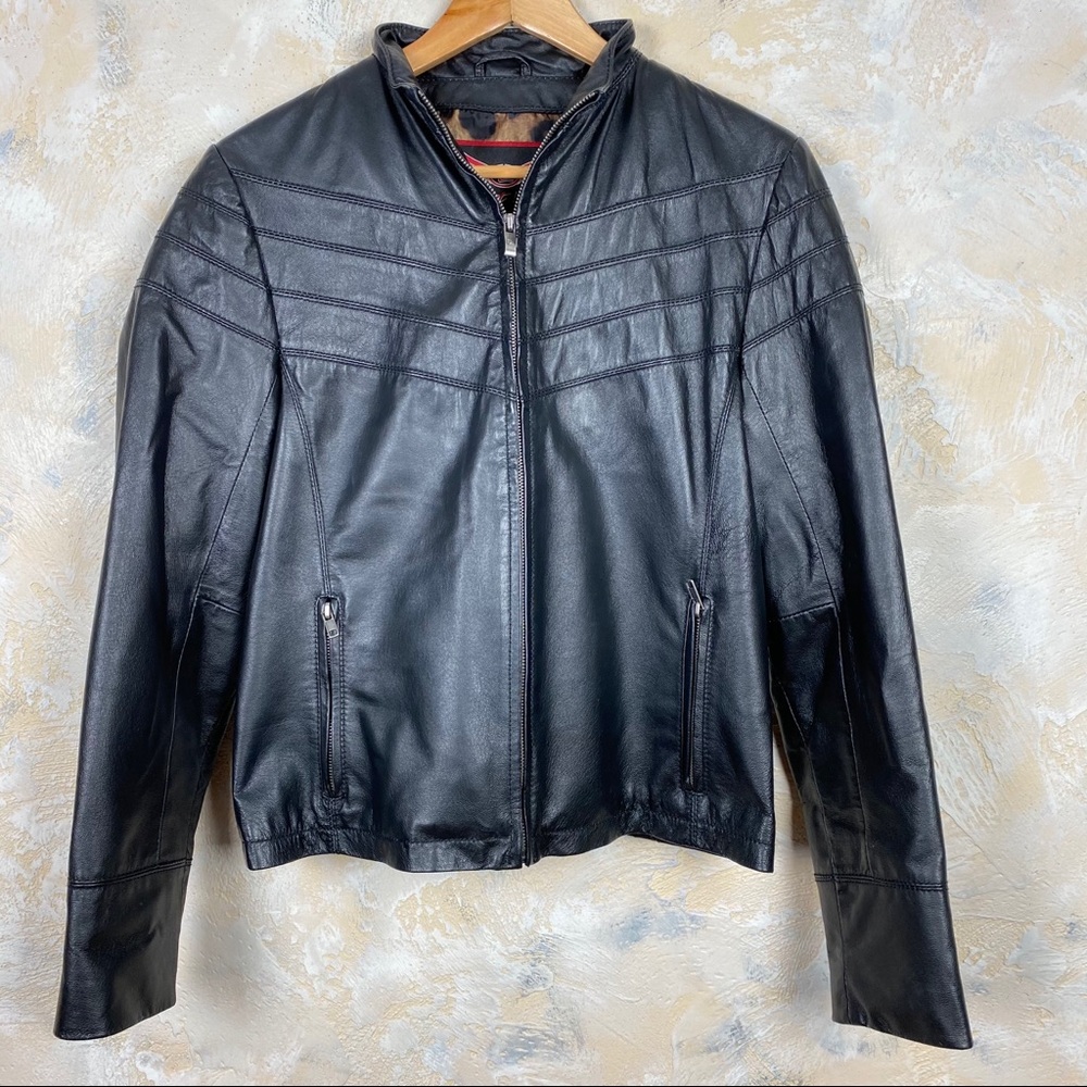 Wilsons Leather Street Legal Leather Jacket Coat‎